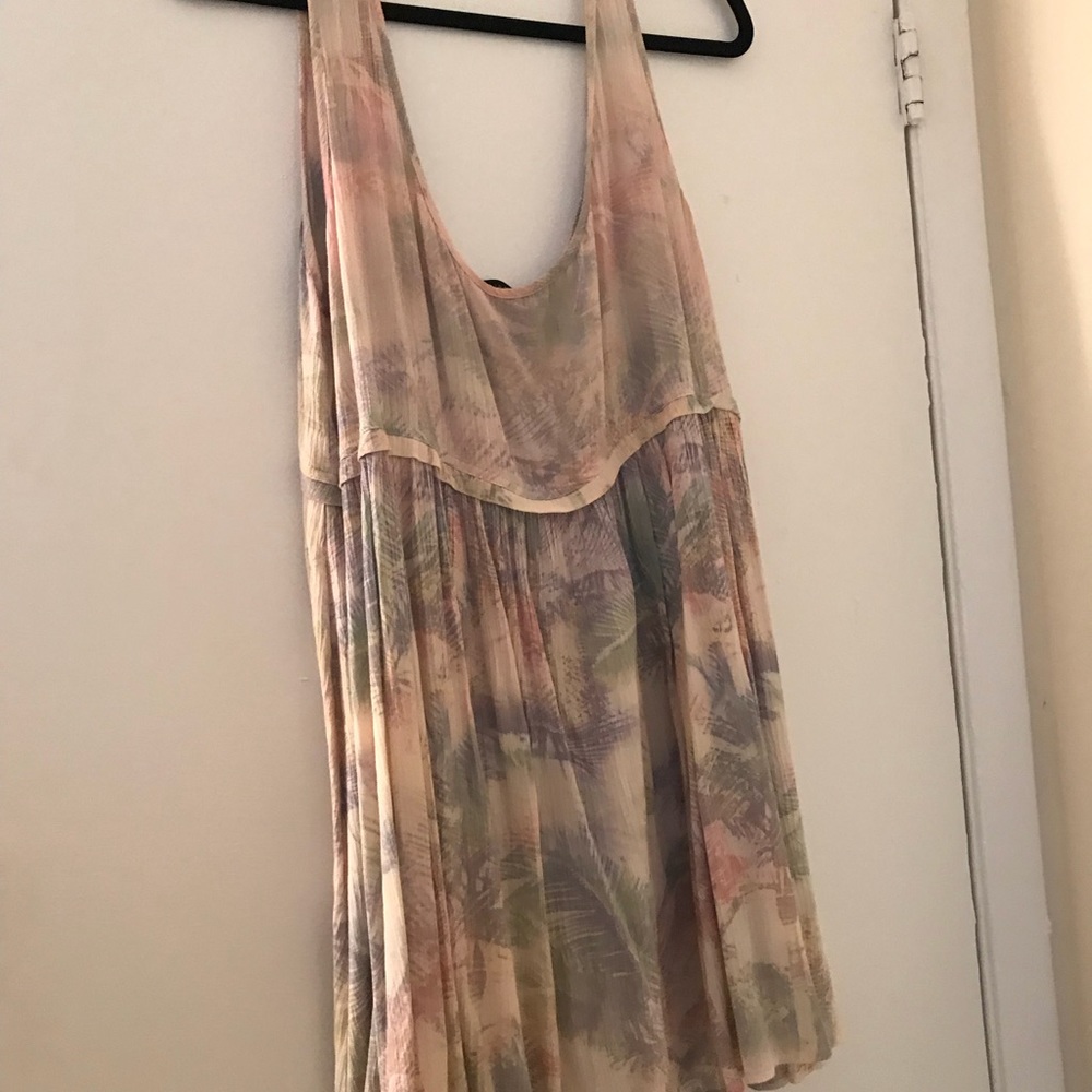 Tropical printed sundress